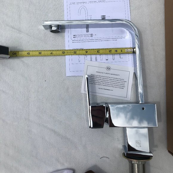 Modern Kitchen Faucet - Chrome finish - Picture 5 of 7